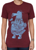 Paul Carpenter Art FANATIC PHILADELPHIA MAROON UNISEX TEE