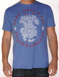 Shop Paul Carpenter Art HERE THEY COME BLUE UNISEX TEE