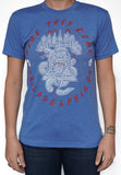 Shop Paul Carpenter Art HERE THEY COME BLUE UNISEX TEE