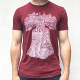 Paul Carpenter Art LIBERTY BELL CARDINAL TEE