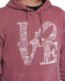 Paul Carpenter Art LOVE PIGMENT DYED HOODIE