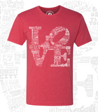 Paul Carpenter Art LOVE UNISEX TEE