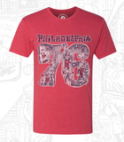 Paul Carpenter Art PHILADELPHIA 76 UNISEX TEE