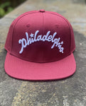 Paul Carpenter Art PHILADELPHIA SCRIPT WOOL FLATBILL SNAPBACK
