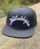 Paul Carpenter Art PHILADELPHIA SCRIPT WOOL FLATBILL SNAPBACK